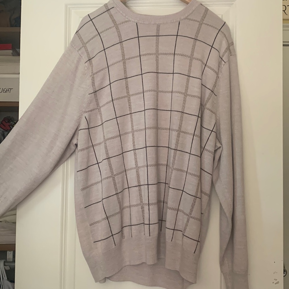 Plaid Oversized Fall Sweater